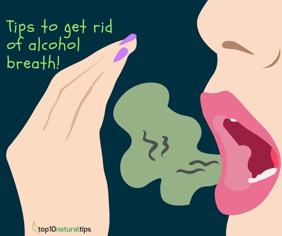 remove alcohol breath