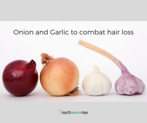 onion and garlic for hair loss