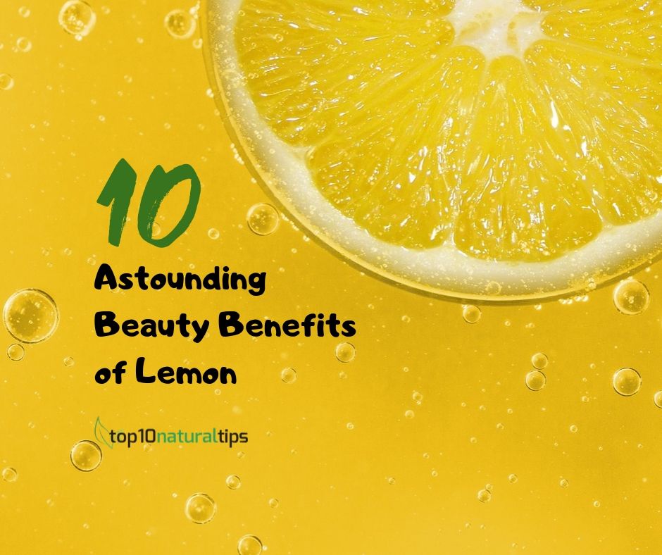 beauty benefits of lemon